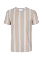 Topman Mens Topman Premium Multicoloured Stripe T-shirt