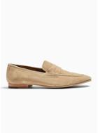 Topman Mens Stone Suede 'colburn' Loafers