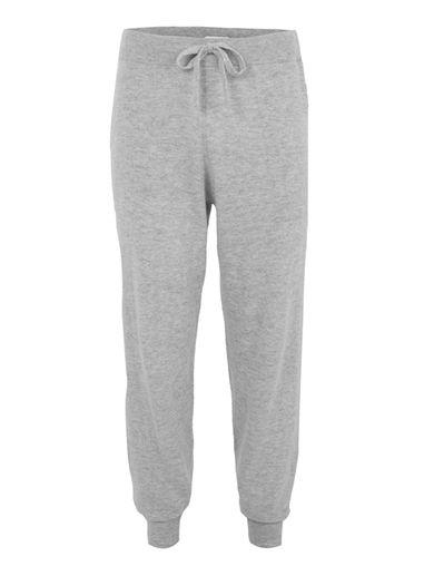Topman Mens Black Light Gray Cashmere Joggers