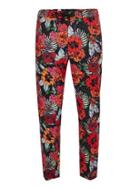 Topman Mens Multi Floral Printed Joggers With Side Taping