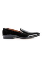 Topman Mens Black Patent Penny Loafers