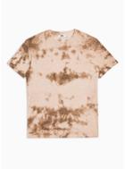 Topman Mens Brown Wash T-shirt