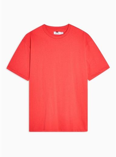 Topman Mens Red Oversized T-shirt