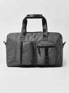 Topman Mens Grey Charcoal Military Holdall Gym Bag