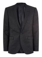 Topman Mens Grey James Bay X Topman Black Suit Jacket