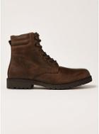 Topman Mens Brown Tan Leather Empire Lace Boots
