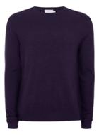 Topman Mens Grape Purple Cashmere Sweater