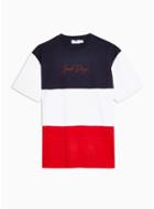 Topman Mens Navy 'good Days' Multi Coloured T-shirt
