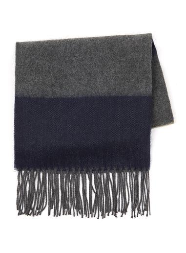 Topman Mens Multi Tonal Checked Scarf
