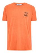 Topman Mens Orange 'sorry' T-shirt