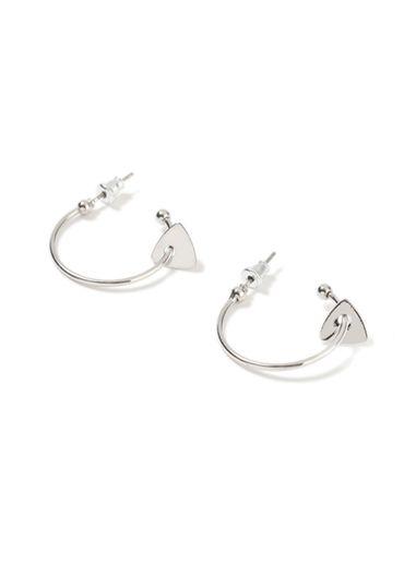 Topman Mens Silver Hoop Earring*