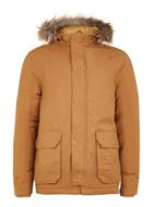 Topman Mens Yellow Short Mustard Parka