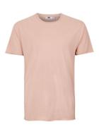 Topman Mens Pink Distressed Longline T-shirt