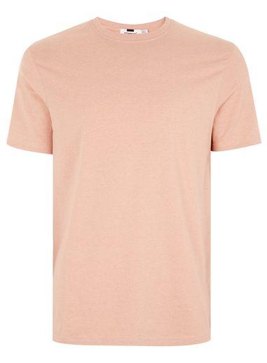 Topman Mens Pink Lightweight Pocket T-shirt