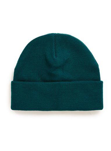 Topman Mens Petrol Blue Classic Fit Beanie Hat