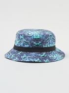 Topman Mens Multi Turquoise Feather Bucket Hat