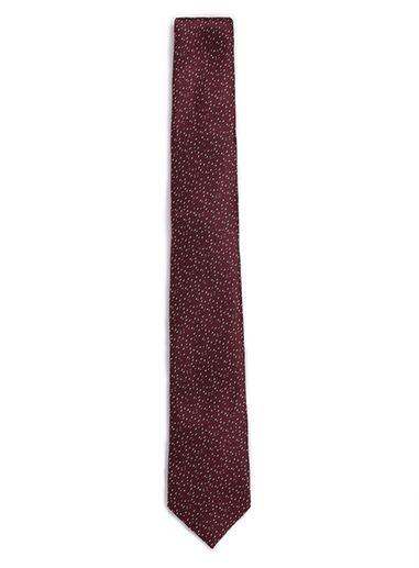 Topman Mens Red And White Speckle Tie