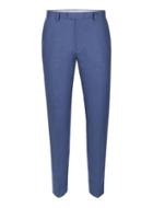 Topman Mens Bright Blue Skinny Fit Suit Trousers