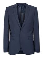 Topman Mens Deep Blue Twill Skinny Fit Suit Jacket