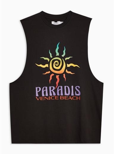 Topman Mens Black 'paradise' Vest