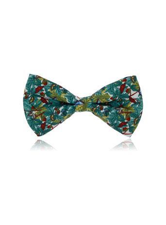 Topman Butterfly Print Bow Tie Badge