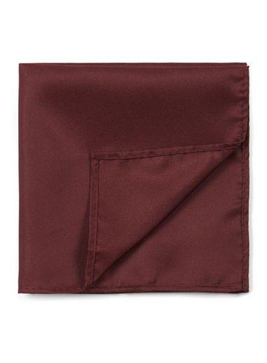 Topman Mens Red Burgundy Pocket Square