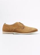 Topman Mens Brown Peter Werth Tan Suede Shoes