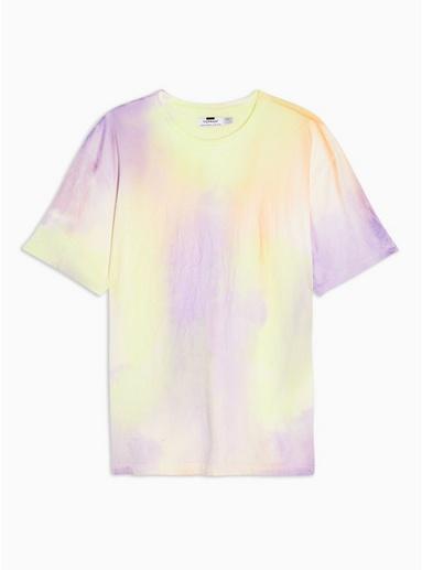 Topman Mens Multicoloured Tie Dye T-shirt