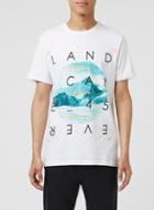 Topman Mens White Landscape Print T-shirt