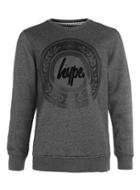 Topman Mens Hype Grey Crew Sweatshirt*