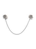 Topman Mens Silver Look Folded Bow Collar Tips*
