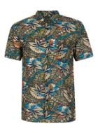 Topman Mens Multi Short Sleeve African Floral Print Shirt