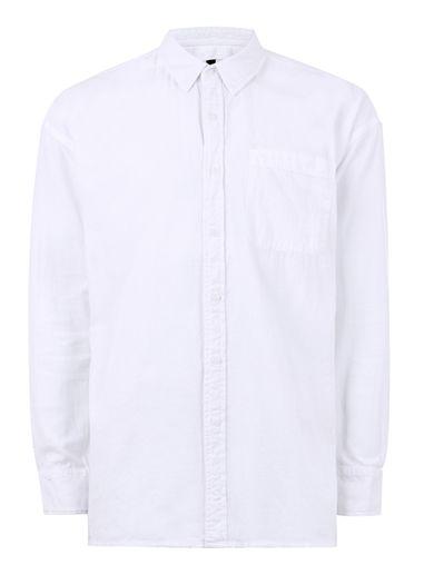 Topman Mens White Casual Shirt