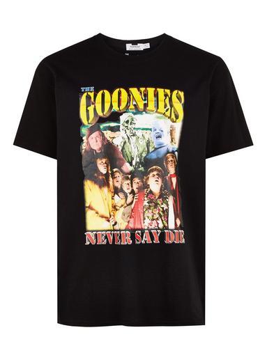 Topman Mens Black 'goonies' T-shirt