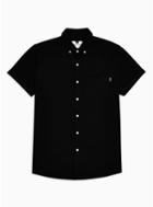 Topman Mens Black Regular Slim Shirt