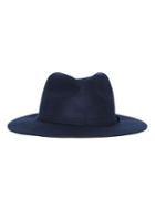 Topman Mens Blue Navy Wool Puritan Hat
