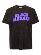 Topman Mens Brown Topman Finds Black Tie Dye Black Sabbath T-shirt