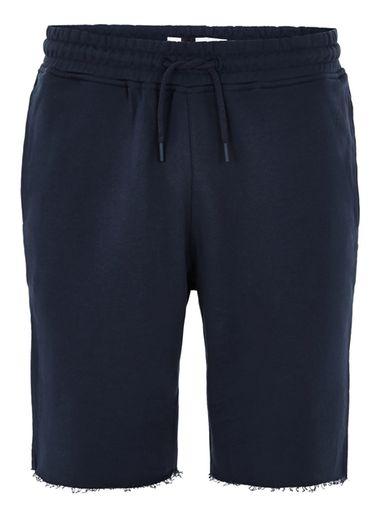 Topman Mens Navy Jersey Slim Shorts