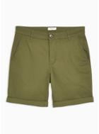Selected Homme Mens Selected Homme Khaki Organic Cotton Shorts