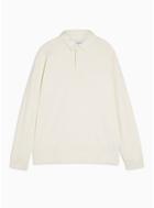 Topman Mens White Plain Rugby Shirt