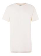 Topman Mens Pink Nude Step Hem T-shirt