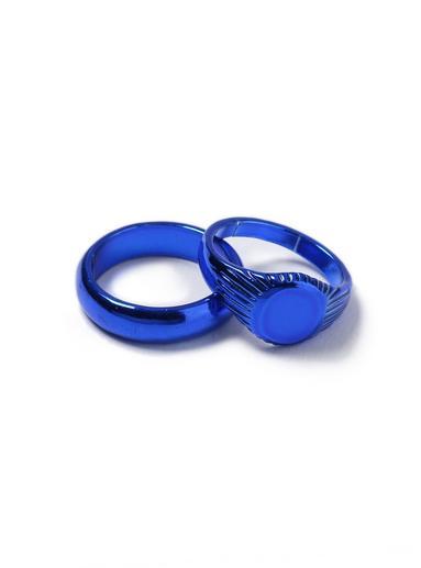 Topman Mens Blue Ring Pack*