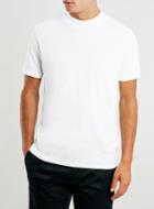 Topman Mens White Slim Turtle Neck T-shirt