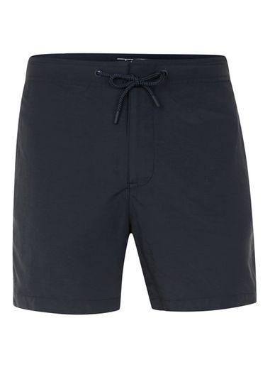 Topman Mens Premium Navy Swim Shorts