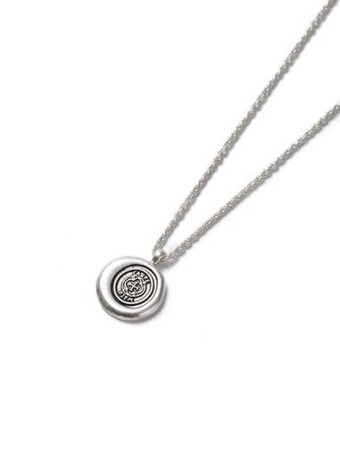 Topman Mens Silver Look Carpe Diem Pendant Necklace*