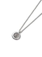 Topman Mens Silver Look Carpe Diem Pendant Necklace*