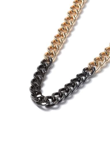 Topman Mens Gold Look Dip Effect Chain Necklace*