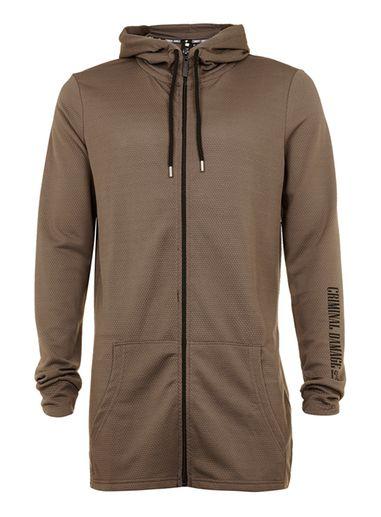 Topman Mens Grey Criminal Damage Mushroom Shoreditch Sweatshirt*