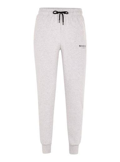 Topman Mens Grey Nicce Gray Logo Joggers