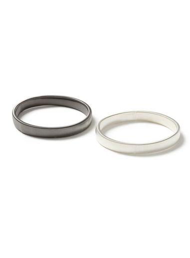 Topman Mens Silver Spring Stretch Bracelet 2 Pack*